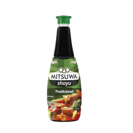 Imagem de Molho shoyu tradicional mitsuwa frasco 900ml