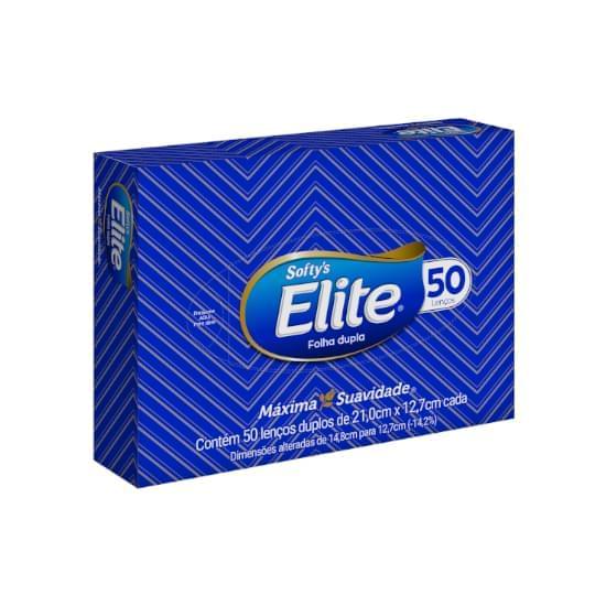 Imagem de Lenço de papel elite softy's máxima suavidade 50 folhas