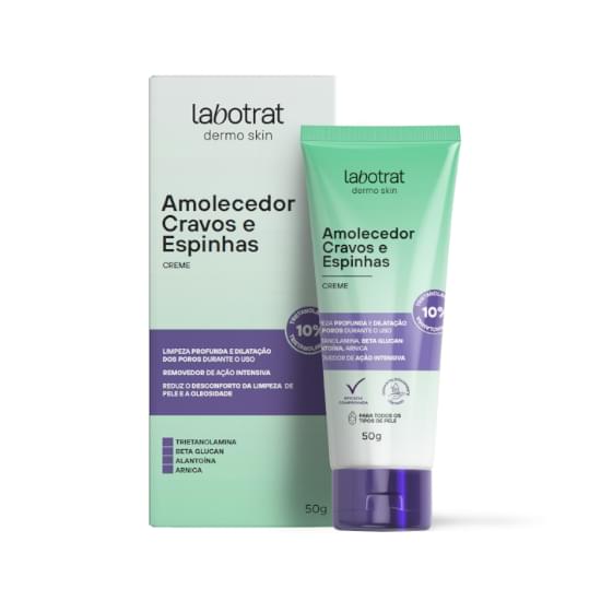 Imagem de Creme facial amolecedor cravos e espinhas labotrat 50g