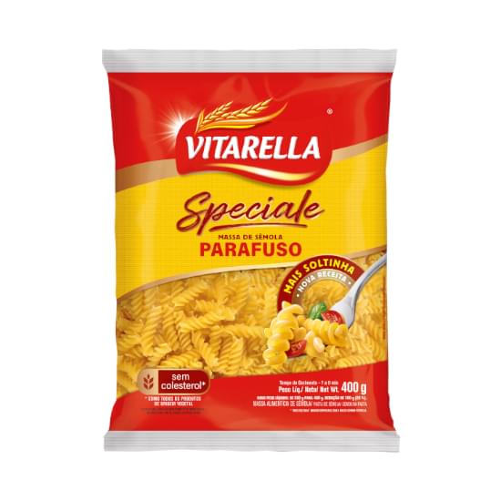 Imagem de Macarrão sêmola vitarella speciale parafuso 400g