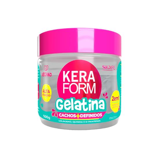 Imagem de Skafe gelatina keraform cachos + definidos 500g