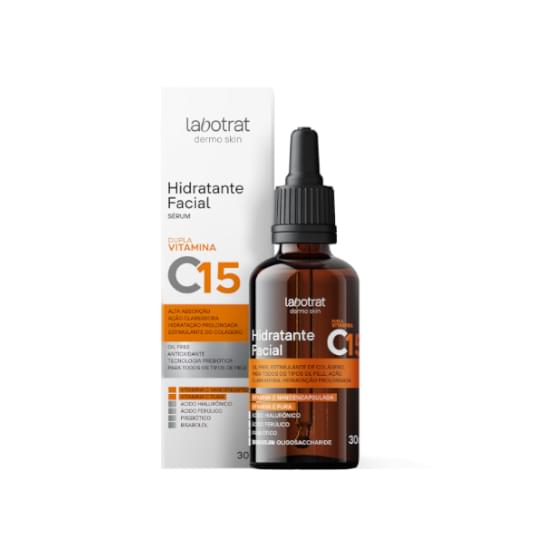 Imagem de Sérum hidratante facial com vitamina c15 labotrat 30ml