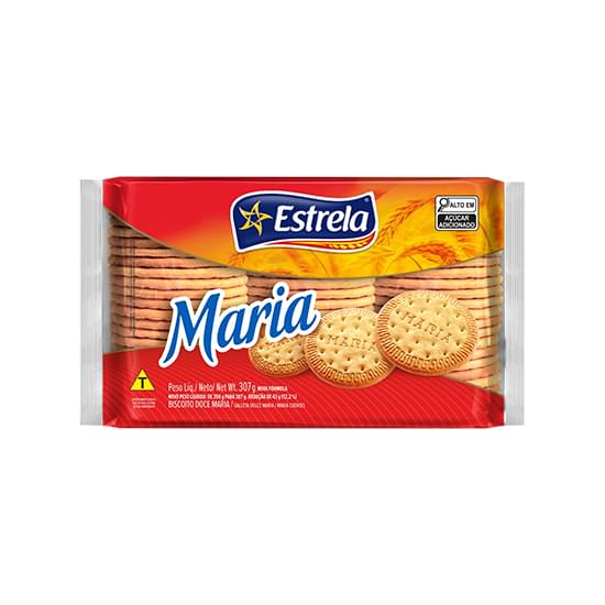 Imagem de Biscoito doce maria estrela tradicional 307g