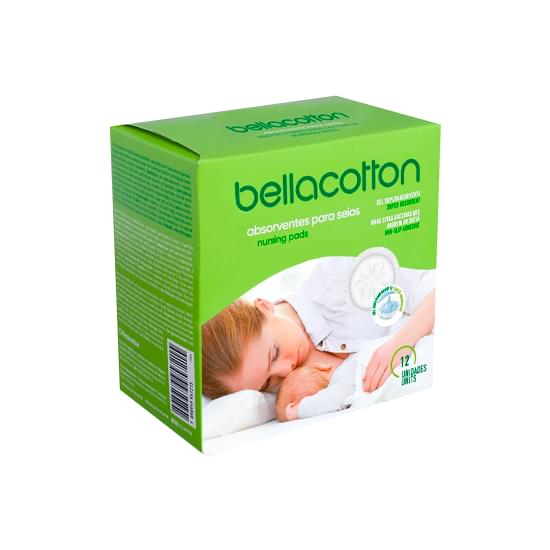 Imagem de Absorvente para seios bellacotton | com 12 unidades