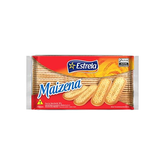 Imagem de Biscoito maizena estrela tradicional 307g