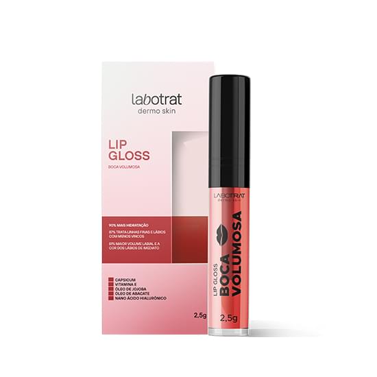 Imagem de Lip gloss boca volumosa dermo skin 2,5g labotrat