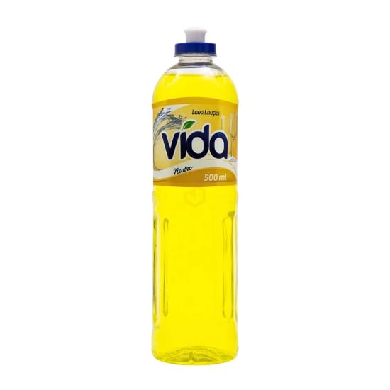 Imagem de Detergente lava louça líquido vida neutro 500ml