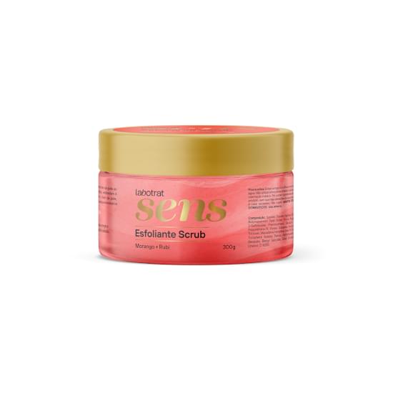 Imagem de Esfoliante corporal labotrat scrub morango & rubi sens 300g