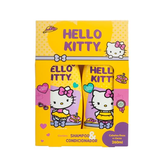 Imagem de Cia da natureza hello kitty kit promocional finos e claros 520ml