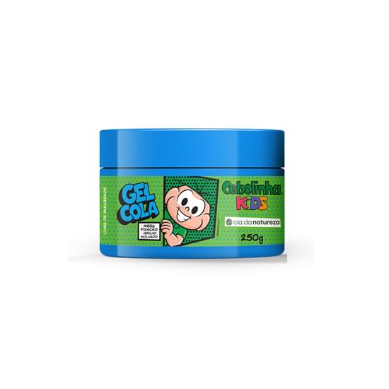 Imagem de Gel cola fixador turma da mônica cebolinha mega fixação brilho molhado 250g