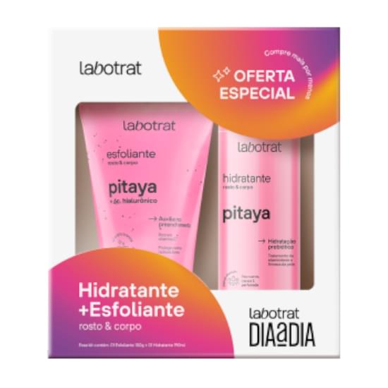 Imagem de Kit dia a dia labotrat esfoliante 150g + hidratante 190g pitaya