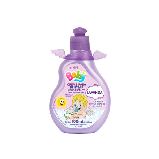 Imagem de Creme para pentear infantil muriel baby umidificante lavanda 100ml