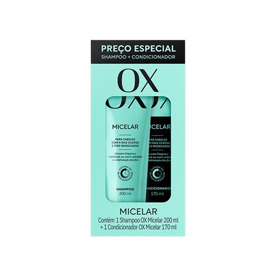 Imagem de Kit ox micelar shampoo 200ml + condicionador 170ml