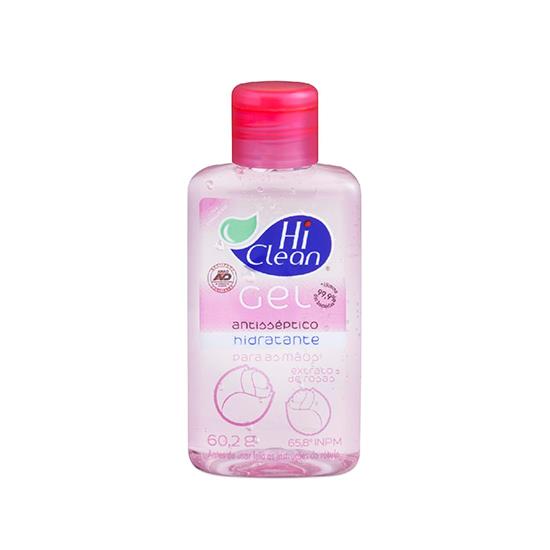 Imagem de Hi clean gel antissépticol extrato de rosas 70ml