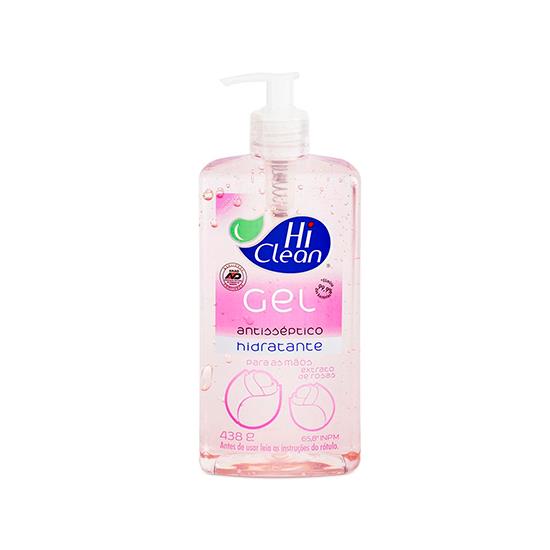 Imagem de Hi clean gel antissépticol extrato de rosas 500ml