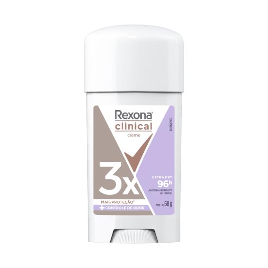 Imagem de Antitranspirante creme extra dry rexona clinical 58g