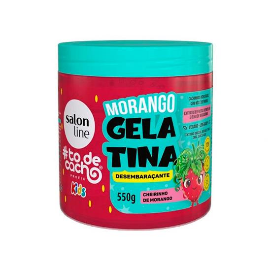 Imagem de Gelatina morango #todecacho kids desembaraçante 550g