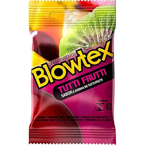 Imagem de Preservativo blowtex aromatizada tutti frutti | com 3 unidades