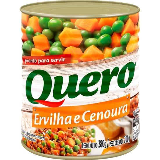 Imagem de Ervilha e cenoura quero lata 200g