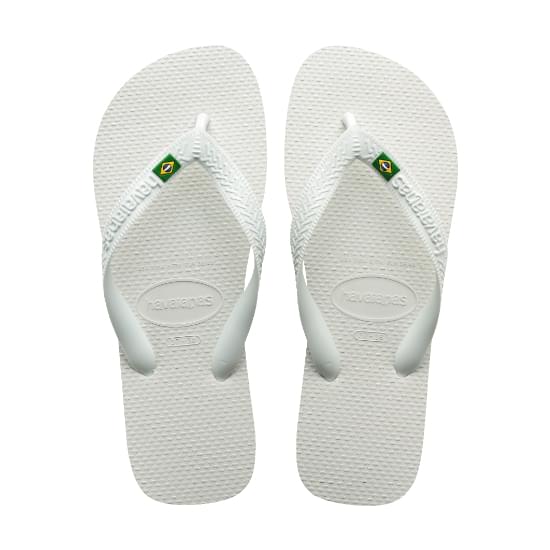 Imagem de Sandália havaianas unissex brasil branca 33/34