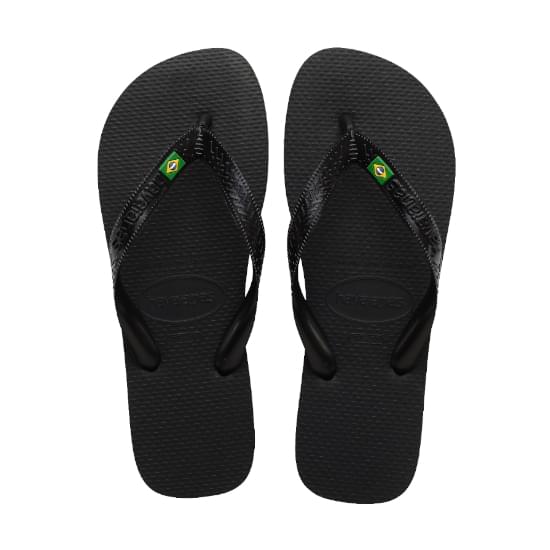 Imagem de Sandália havaianas unissex brasil preta 33/34