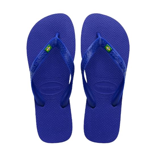 Imagem de Sandália havaianas unissex brasil azul naval 37/38