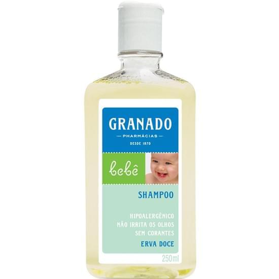 Imagem de Shampoo infantil granado bebê erva doce 250ml