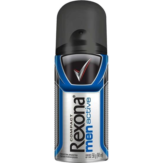 Imagem de Desodorante aerosol masculino rexona active 58g