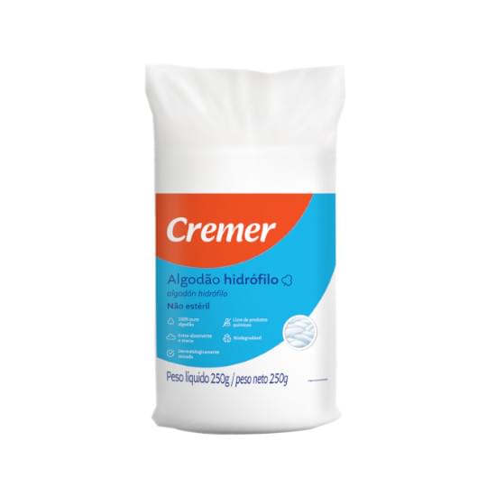 Imagem de Algodão hidrófilo cremer rolo 250g