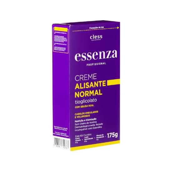 Imagem de Alisante essenza normal tioglicolato com geleia real sachê 80g | com 6 unidades + loção neutralizante 80ml