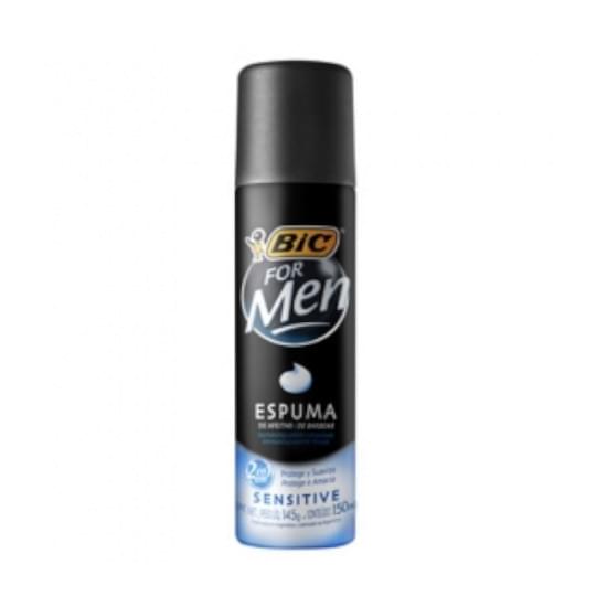 Imagem de Espuma barbear bic for men sensitive 150ml 