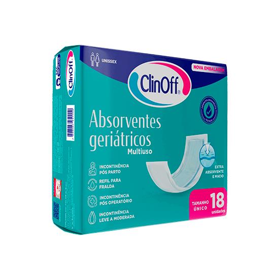 Imagem de Absorvente geriátrico clin off pós parto | com 18 unidades