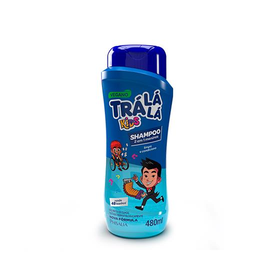 Imagem de Shampoo infantil trá lá lá 2 em 1 480ml