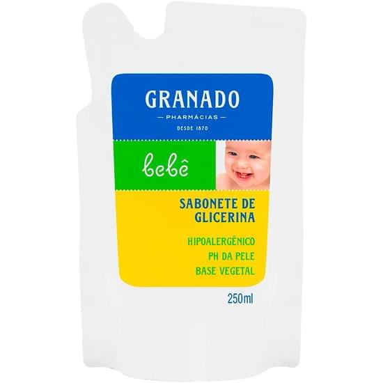 Imagem de Sabonete líquido infantil glicerinado granado bebê tradicional refil 250ml