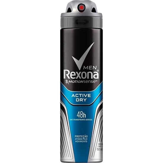 Imagem de Desodorante aerosol masculino rexona active 89g