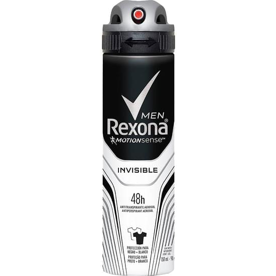 Imagem de Desodorante aerosol masculino rexona invisible 90g