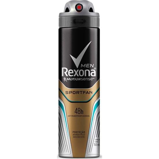 Imagem de Desodorante aerosol masculino rexona sportfan 90g