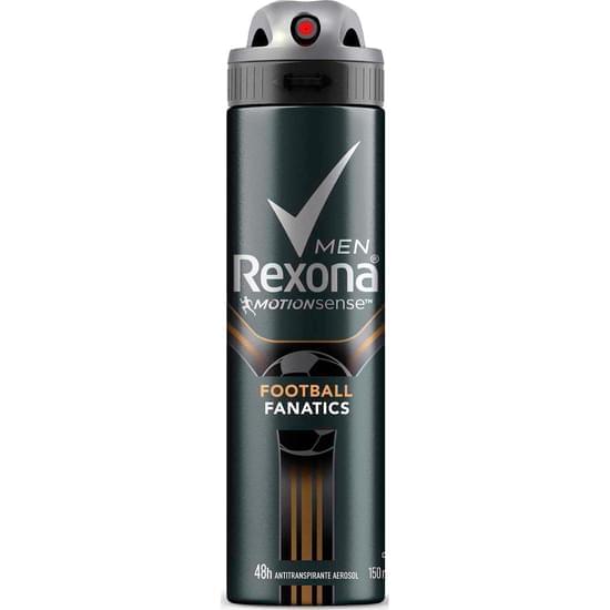 Imagem de Desodorante aerosol masculino rexona fanatics 90g