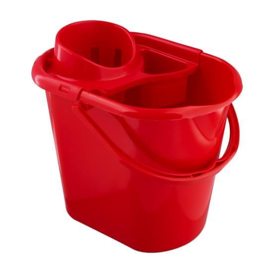 Imagem de Balde vermelho com escorredor 12l condor