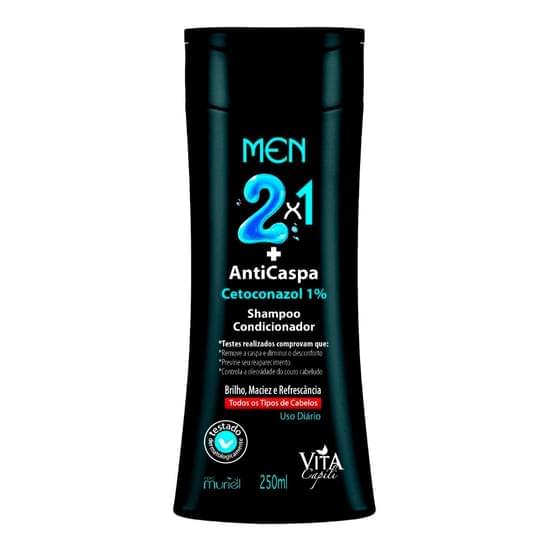 Imagem de Shampoo anticaspa vita capili men 2 em 1 250ml