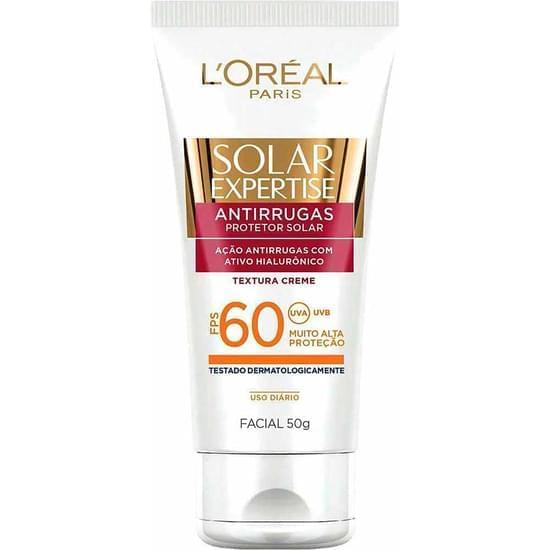 Imagem de Protetor facial solar expertise loreal fps 60 antirrugas 50g