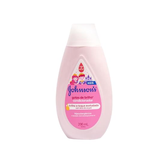 Imagem de Condicionador infantil johnsons baby gotas de brilho 200ml