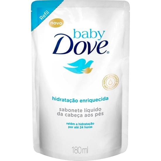 Imagem de Sabonete líquido infantil dove baby hidratação enriquecida refil 180ml