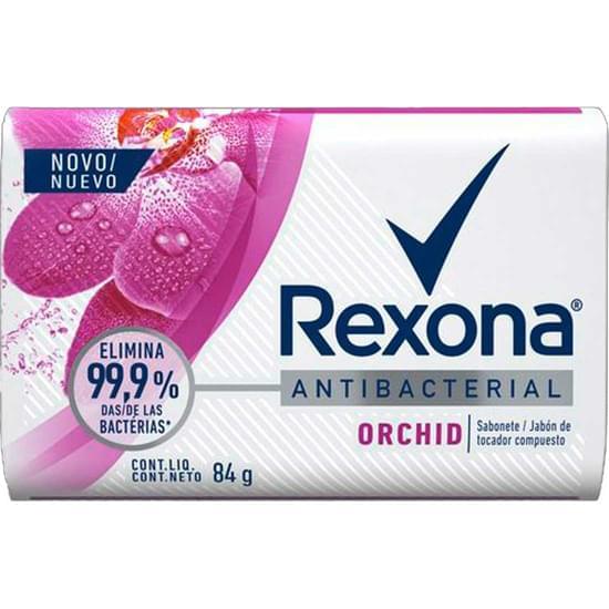 Imagem de Sabonete barra antibacterial água de rosas rexona 84g