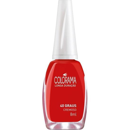 Imagem de Esmalte colorama verniz e cor 40 graus 8ml