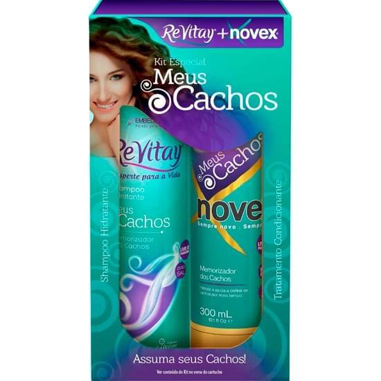 Imagem de Kit novex revitay meus cachos shampoo e condicionador 300ml