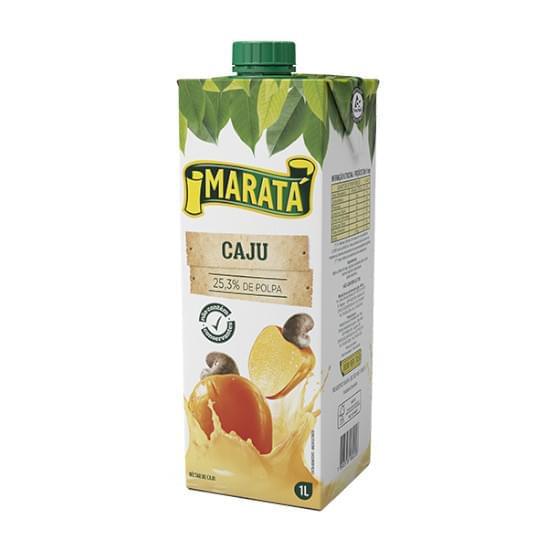 Imagem de Suco pronto maratá caju tetra pack 1l