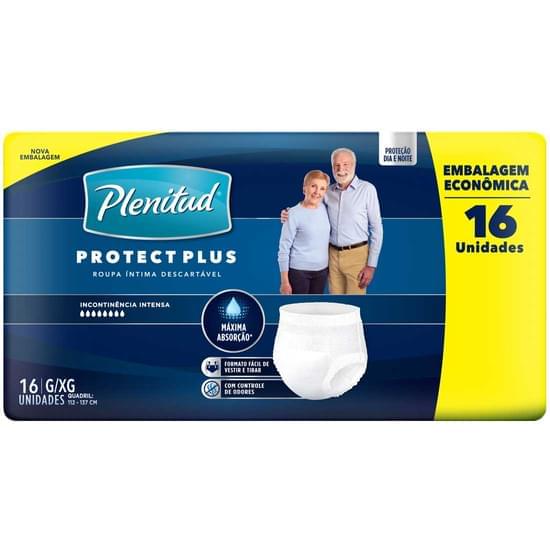 Imagem de Roupa íntima plenitud protect plus tamanho g/xg | com 16 unidades