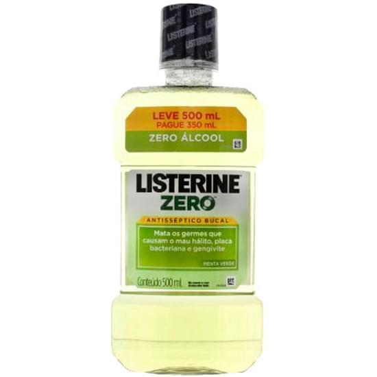 Imagem de Enxaguante bucal listerine zero álcool menta 500ml