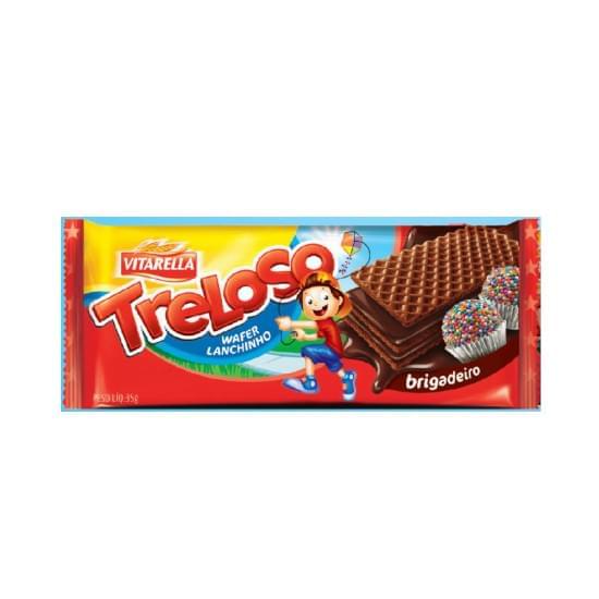 Imagem de Biscoito wafer vitarella treloso brigadeiro 35g